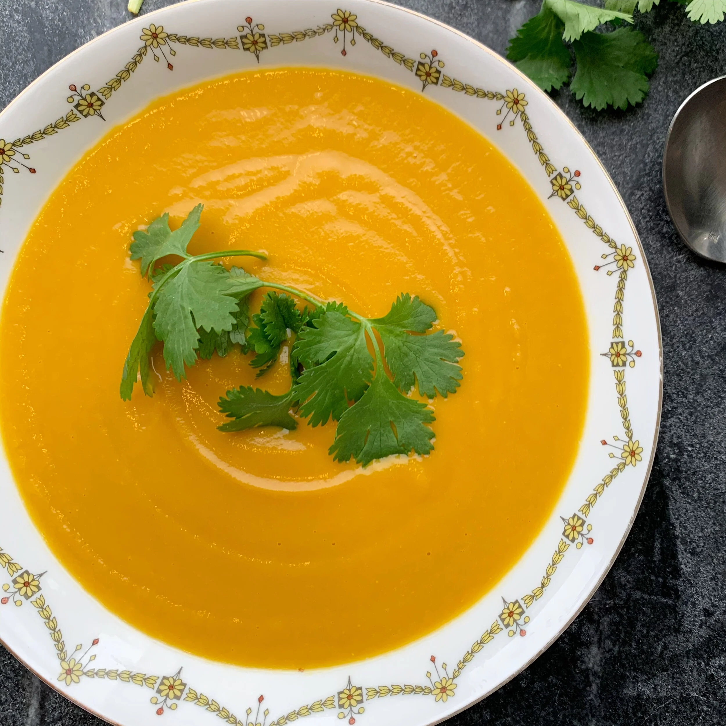 Carrot Ginger &amp; Coconut Soup