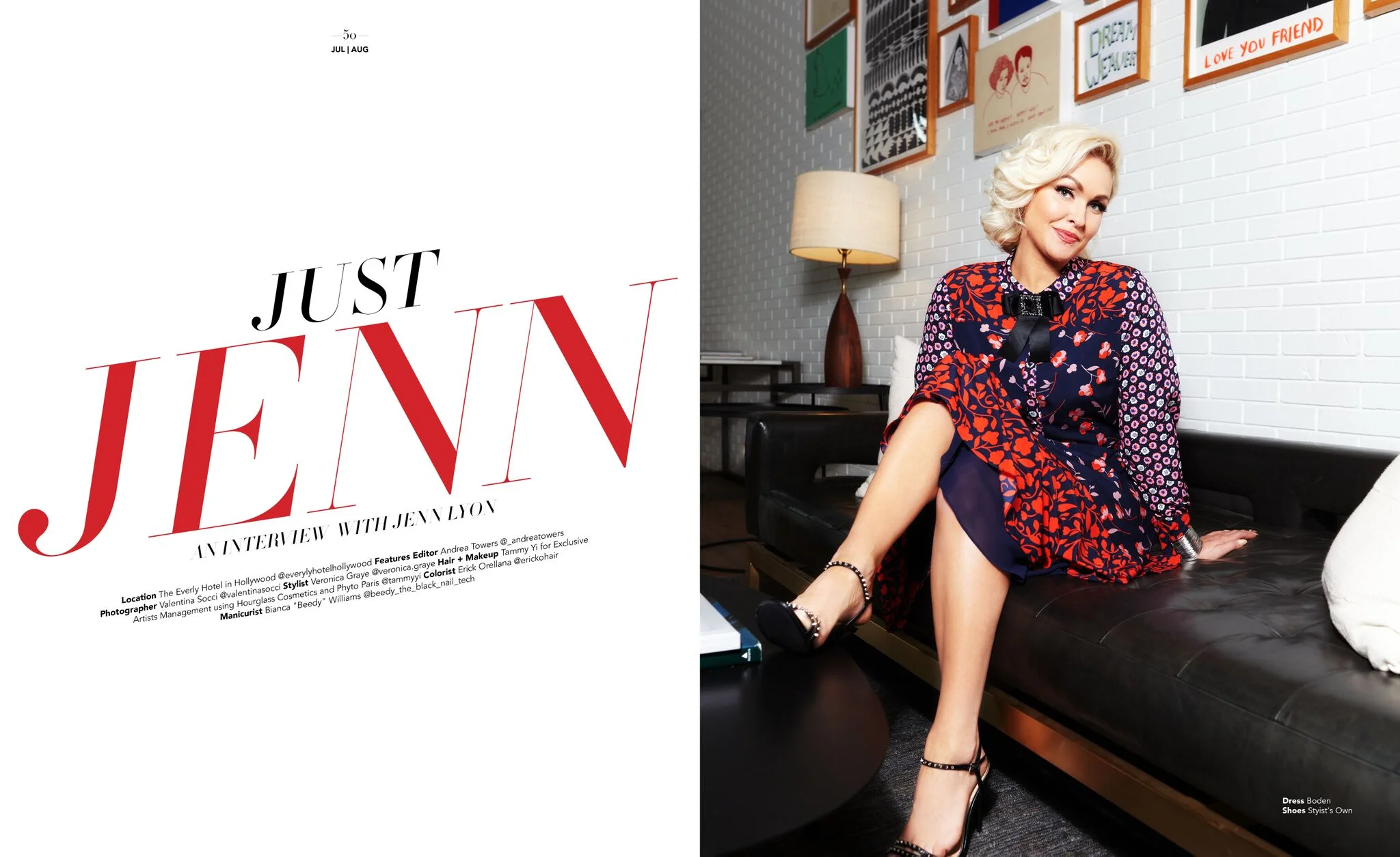 CVLUX/ Jenn Lyon/ Valentina Socci