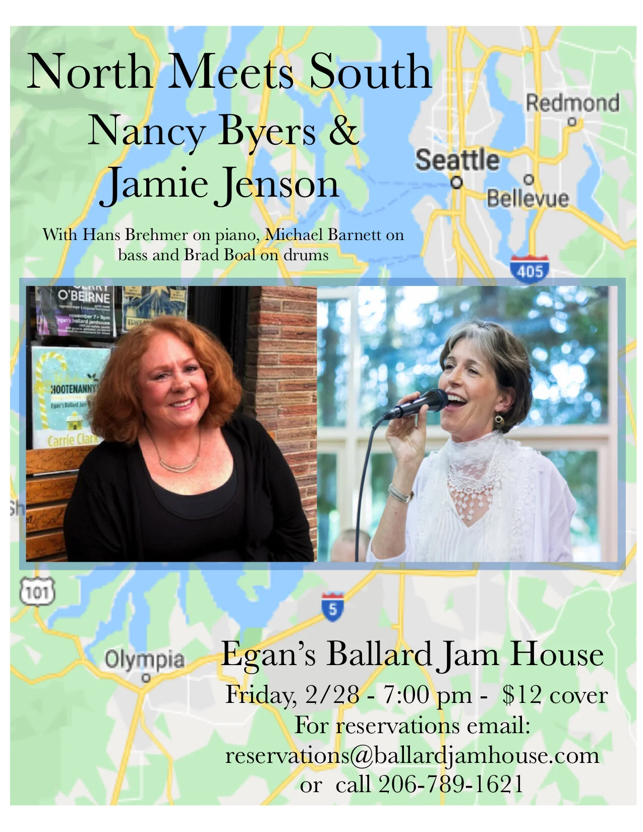 Jamie Jenson and Nancy Byers @ Egan's in Ballard