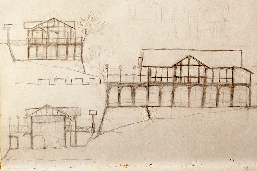 First sketches of Antipolo Beehouse, 2012