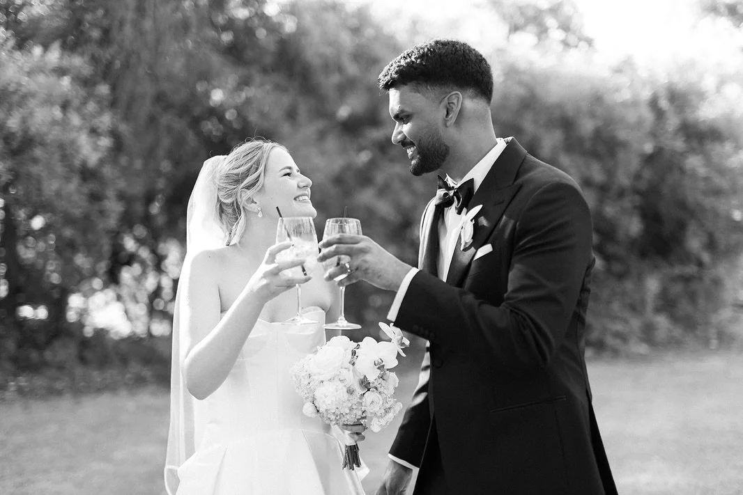 Cheers to these two! 🥂 One year on from Dani and Kav&rsquo;s big day. I distinctly remember the beautiful energy these two shared with their friends and family, definitely one for the books!

Photo &bull; @dusktilldawnfilms 
Video &bull; @dusktillda