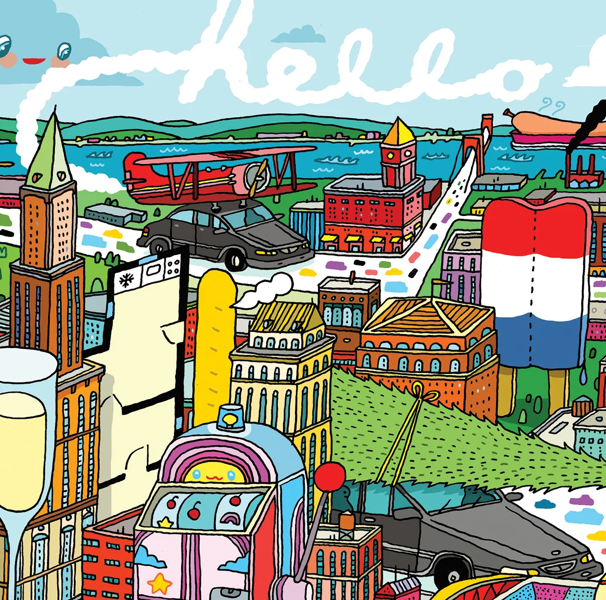 UBER illustration detail