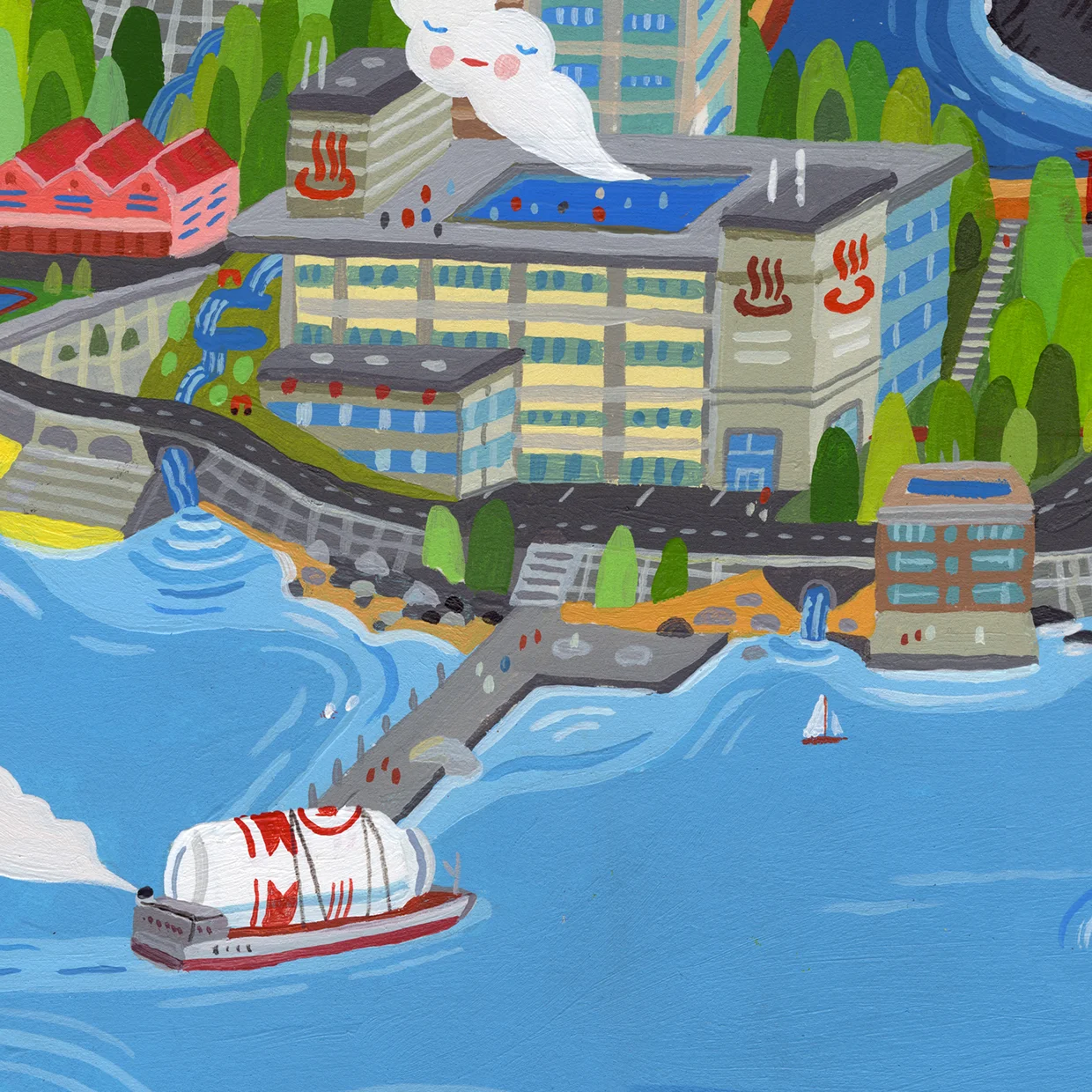 FRENCH BULL ISLAND detail