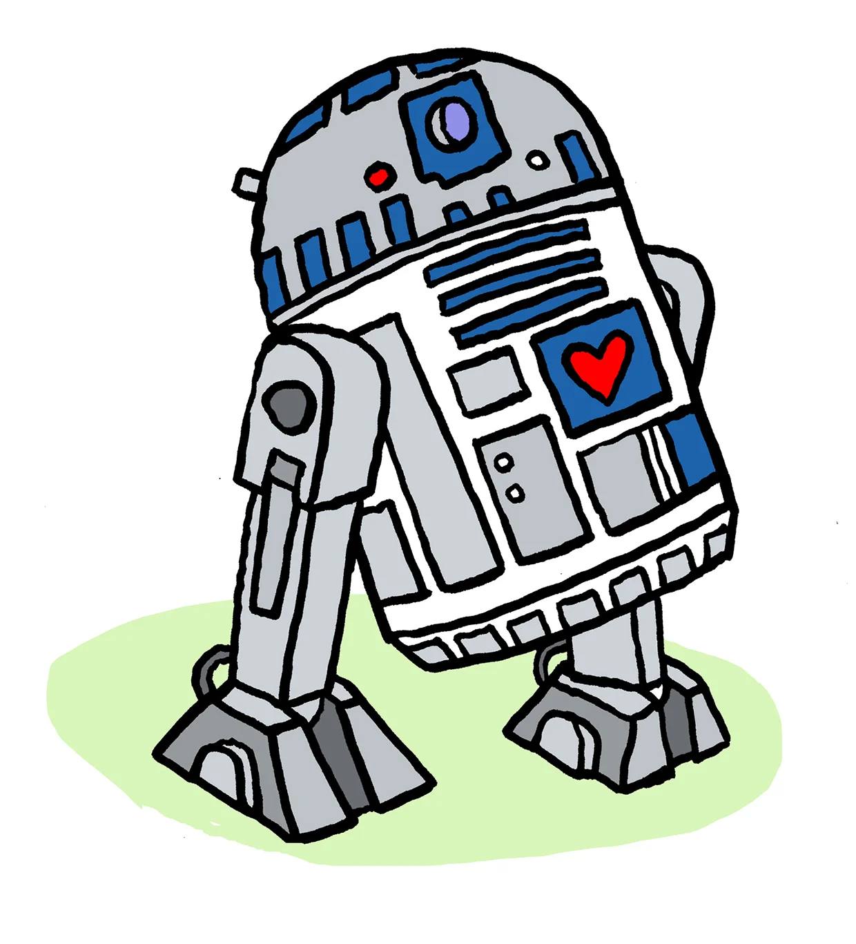 R2 is in love....