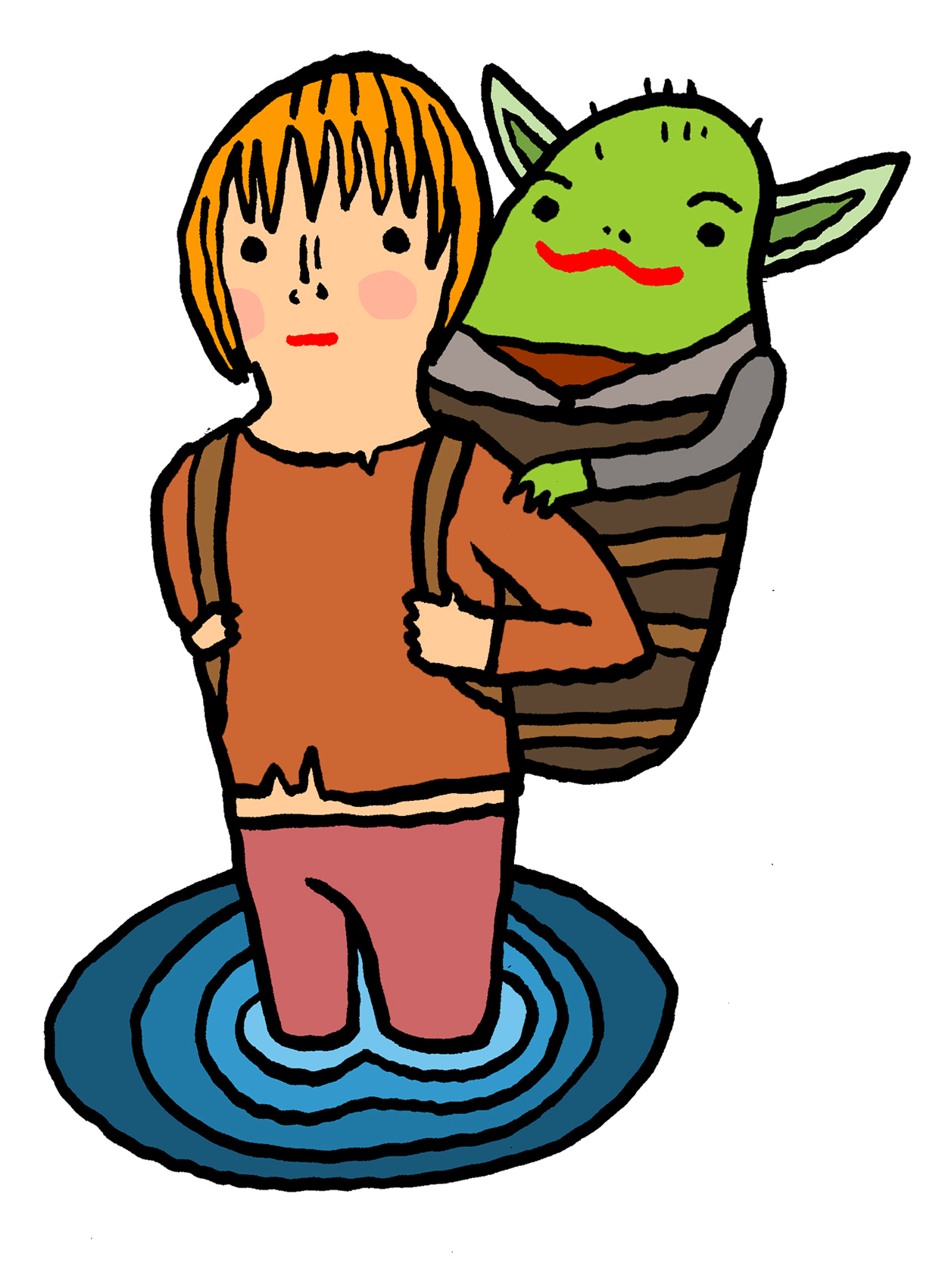 LUKE and buddy YODA