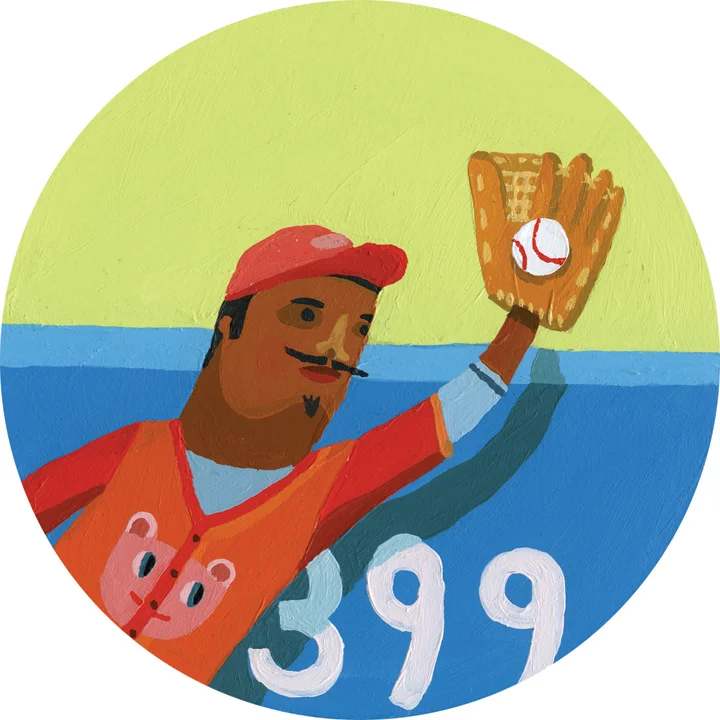 iPOP BASEBALL MAGNET detail