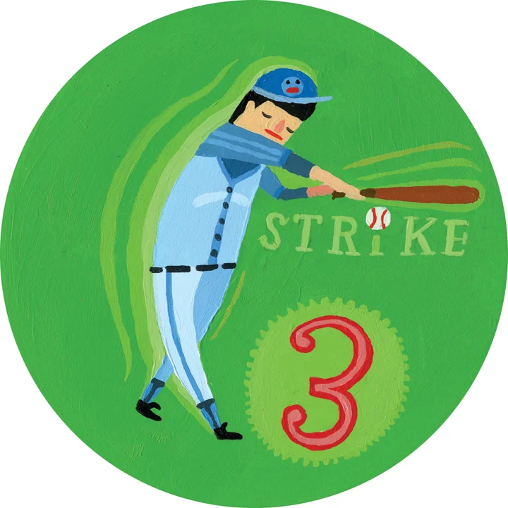 iPOP BASEBALL MAGNET detail