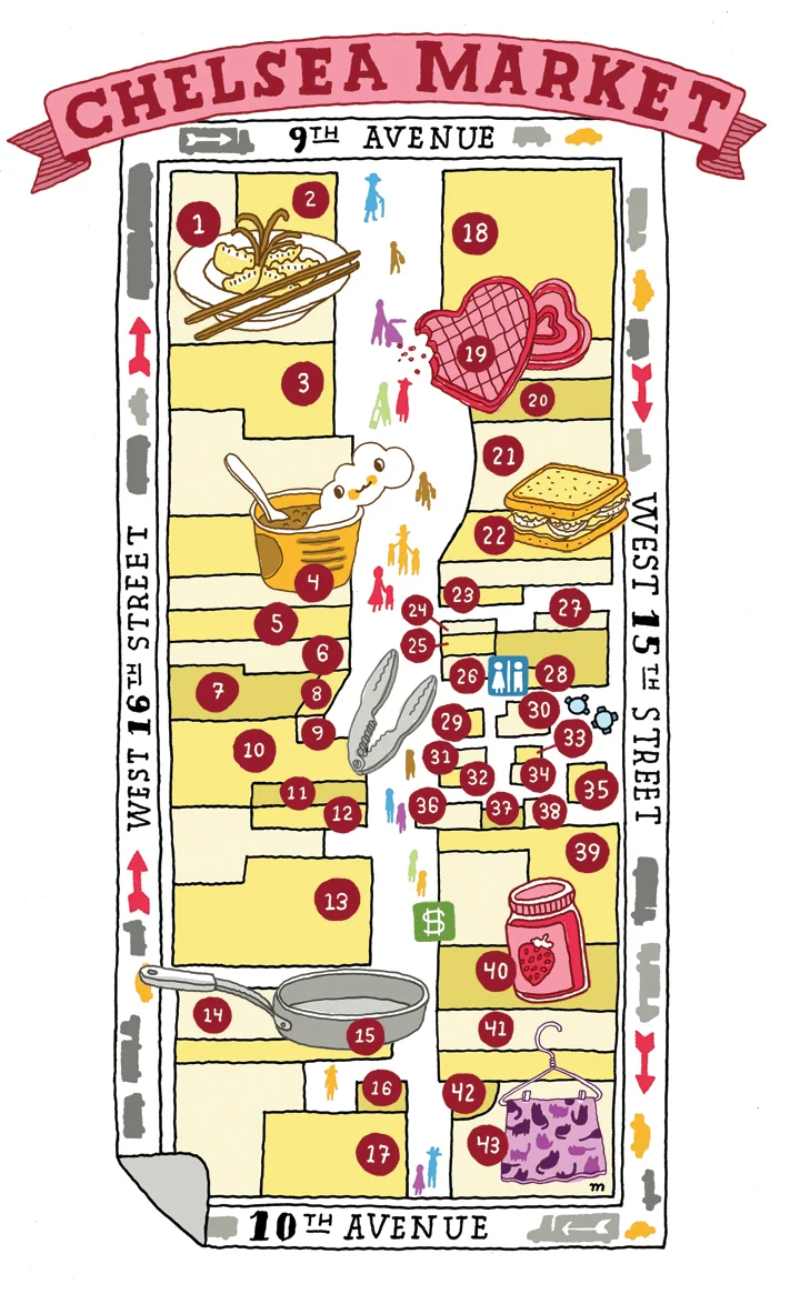 CHELSEA MARKET map