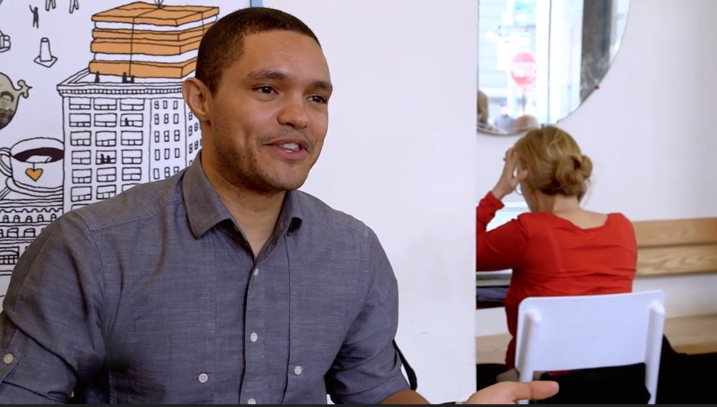 ONE GIRL COOKIES MURAL used as backdrop in a few scenes for "COMEDIANS IN CARS GET COFFEE" with Jerry Seinfeld and Trevor Noah.