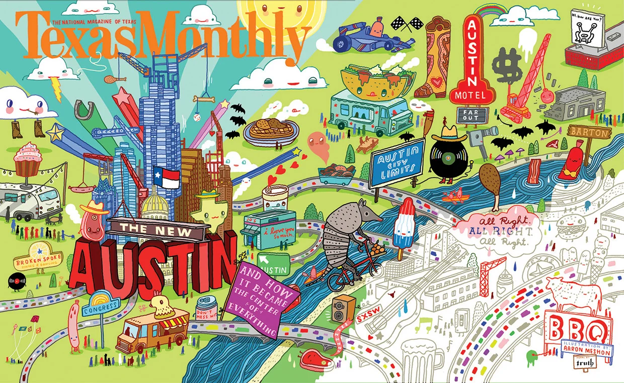 Final image for TEXAS MONTHLY 2016 cover.