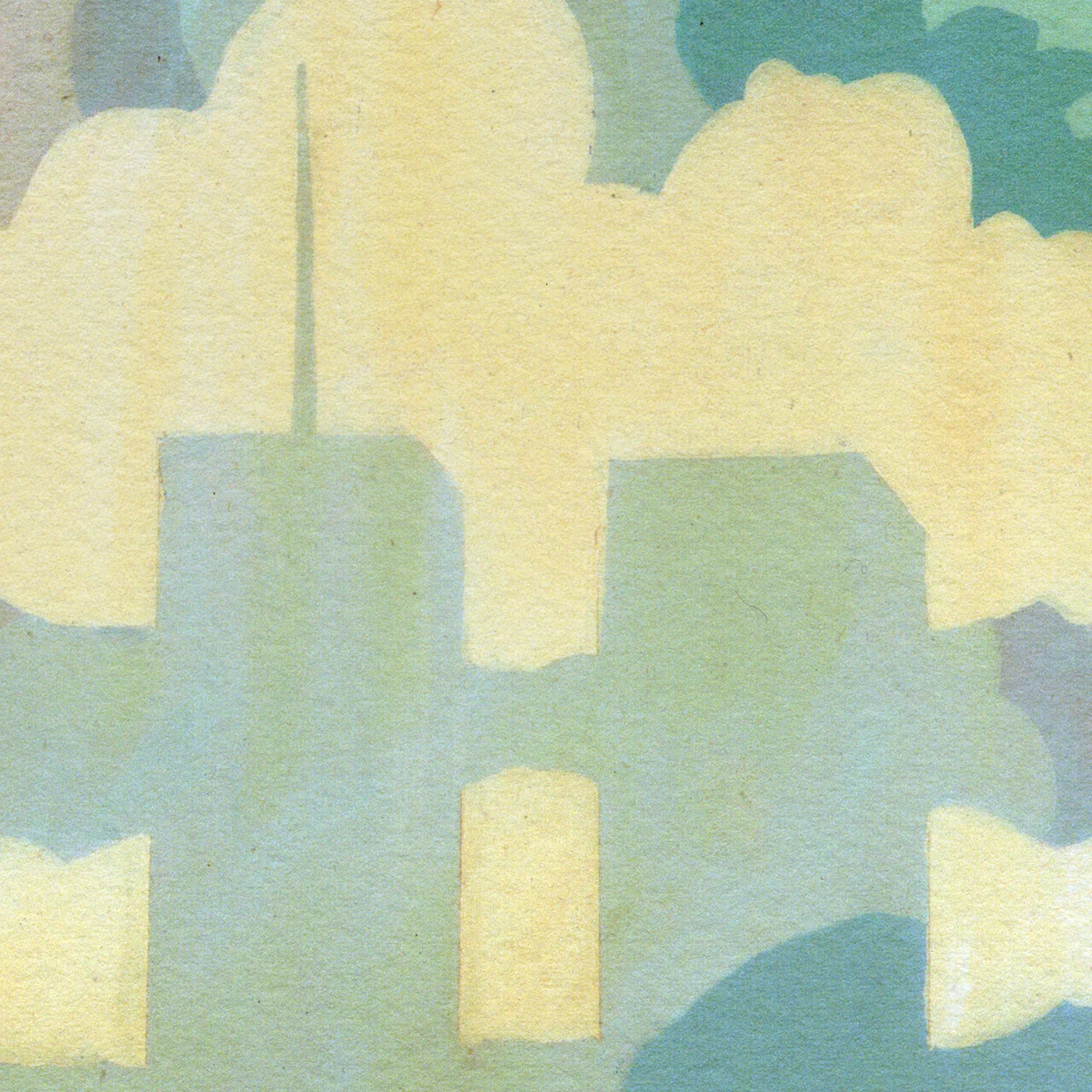 "The Giants" inspired by N.C. Wyeth's "The Giant" &nbsp;2001, Acrylic on Arches Paper DETAIL 