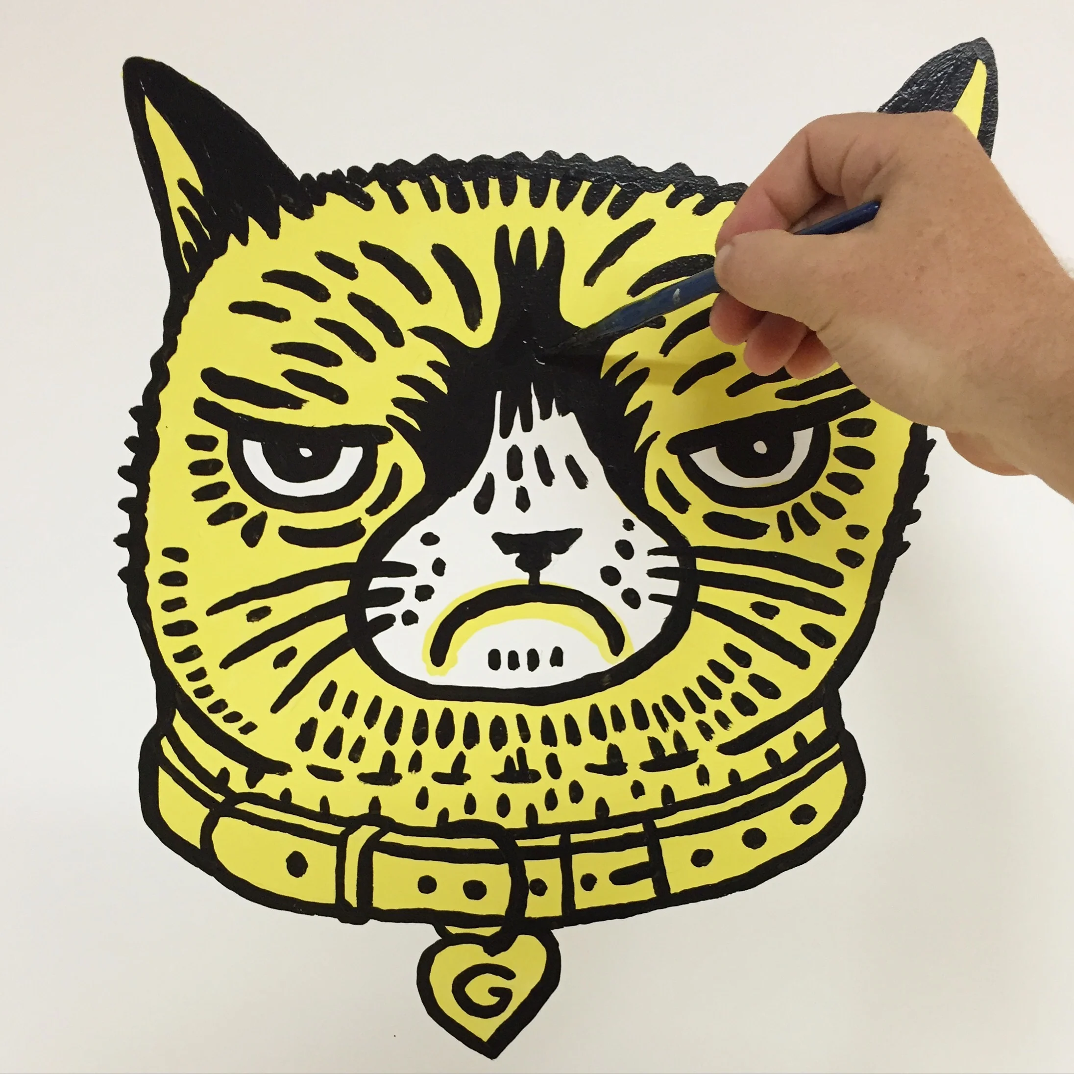  "Grumpy Cat" in progress  