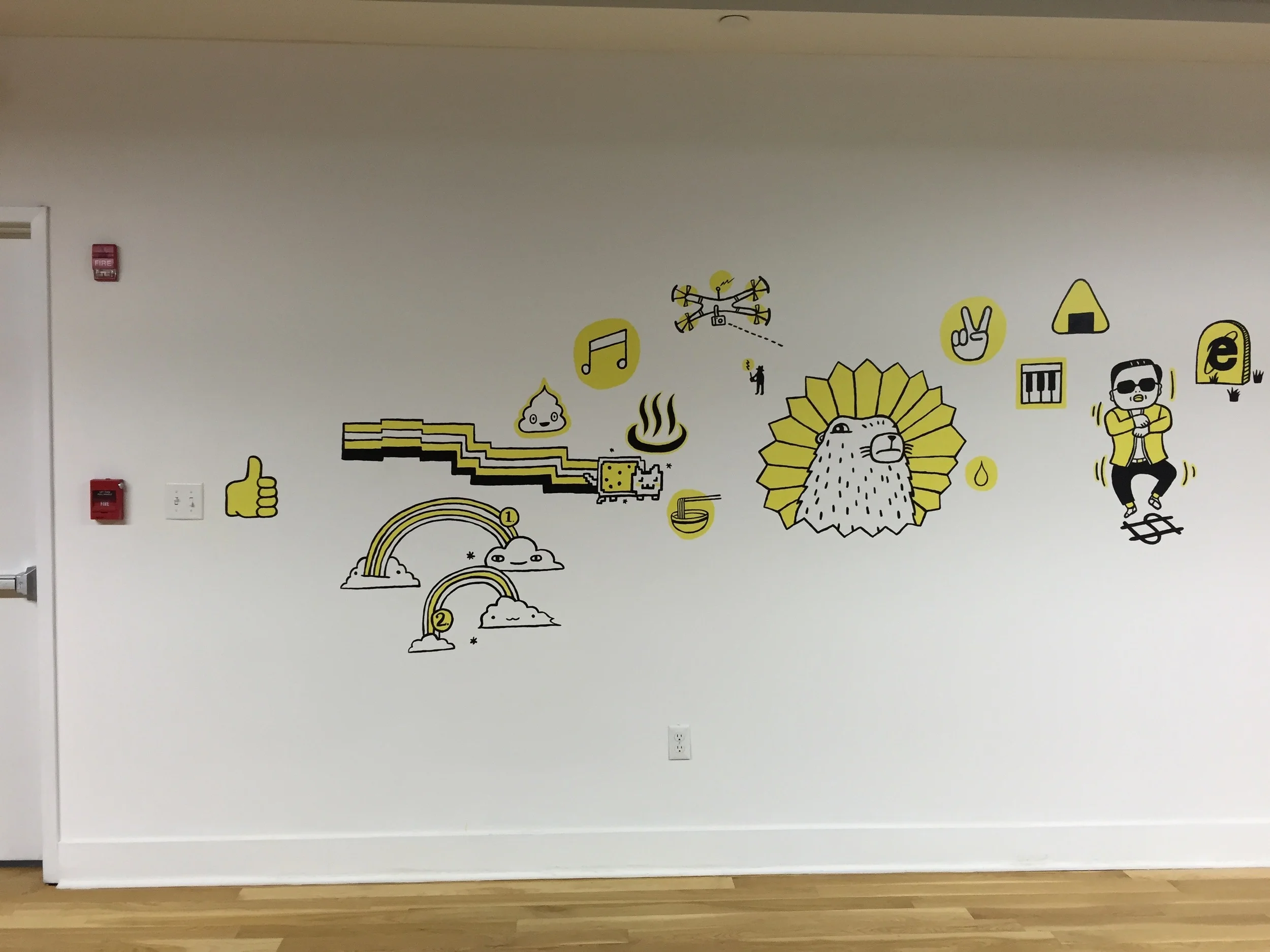  "Intense Gopher, Nyan Cat and Double Rainbow" represent 