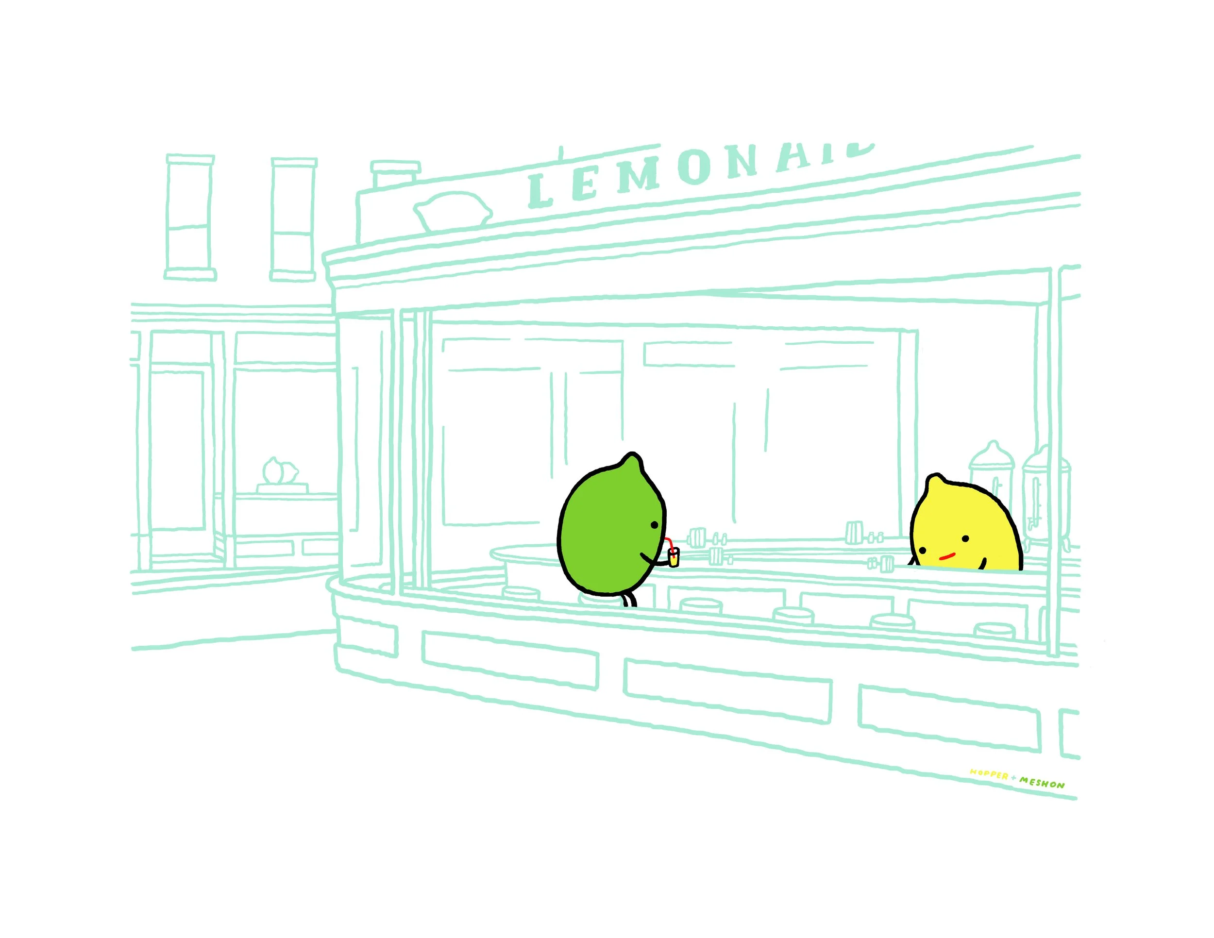 LEMON AND LIME-NIGHTHAWKS -8.5x11-print-2013-fineart1-margin30.jpg