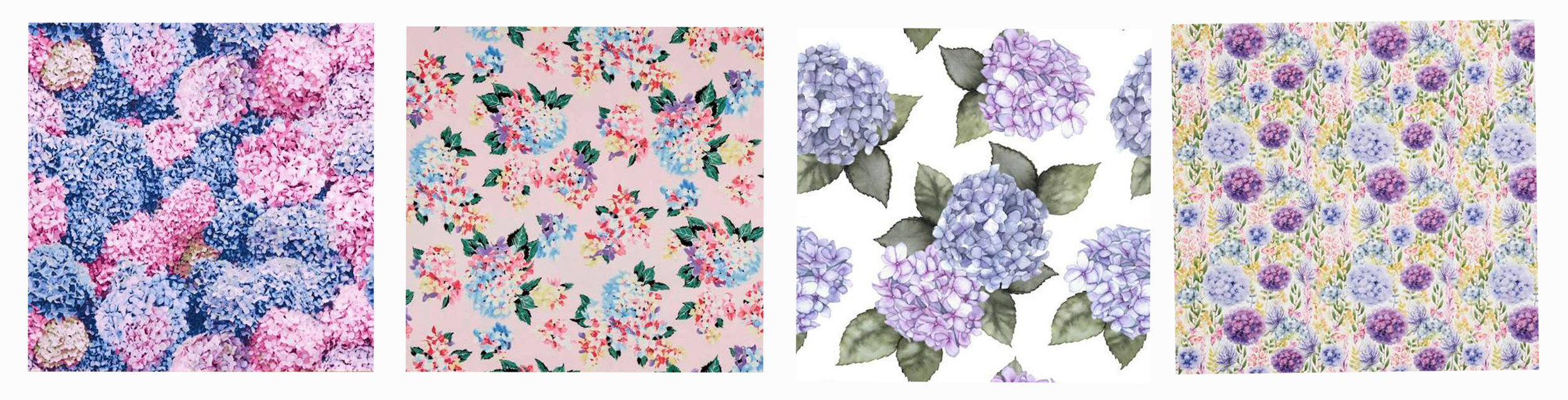Hydrangea fabric available from Spotlight