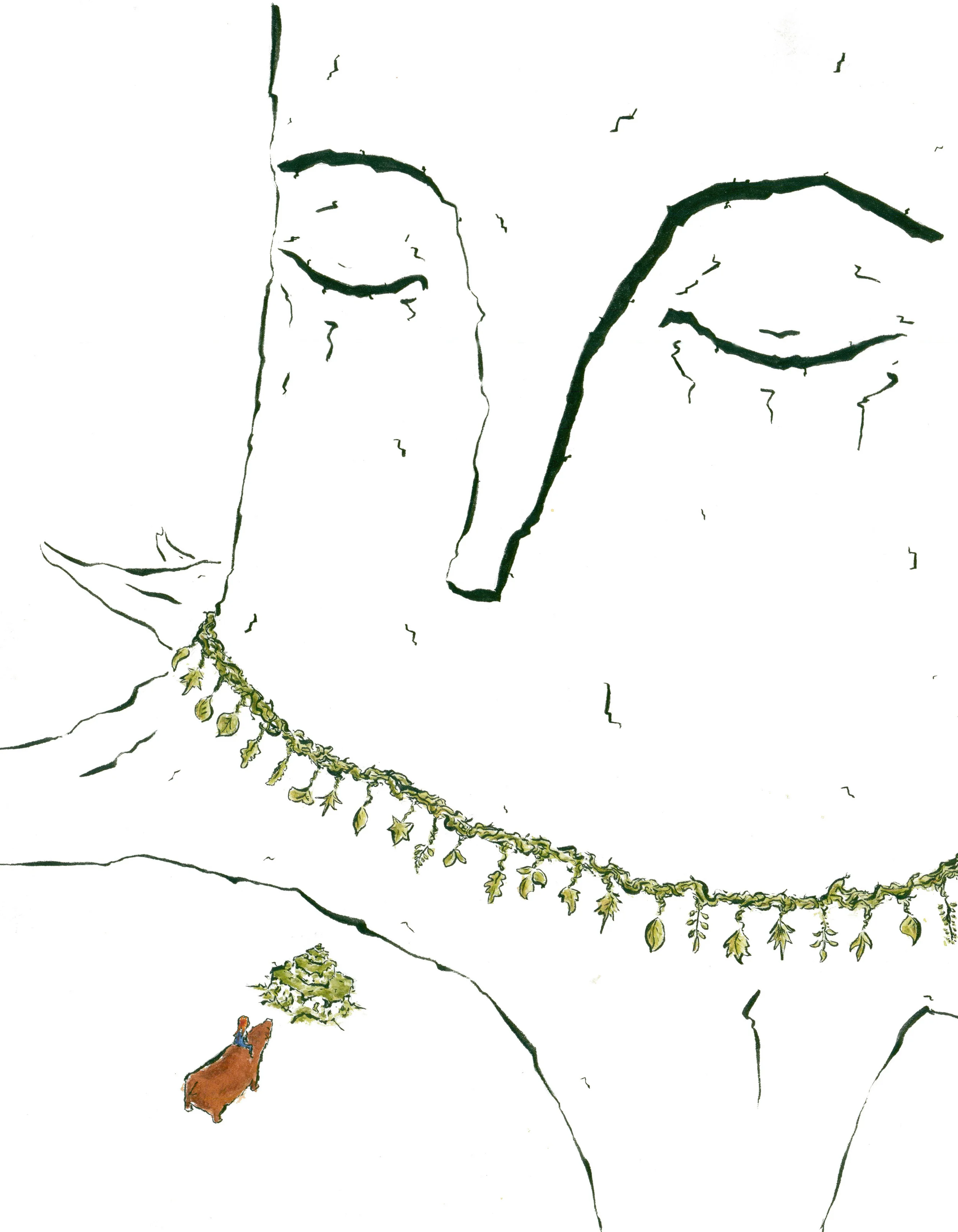 Ancient Tree Shrine (2013) 20x15 Inches