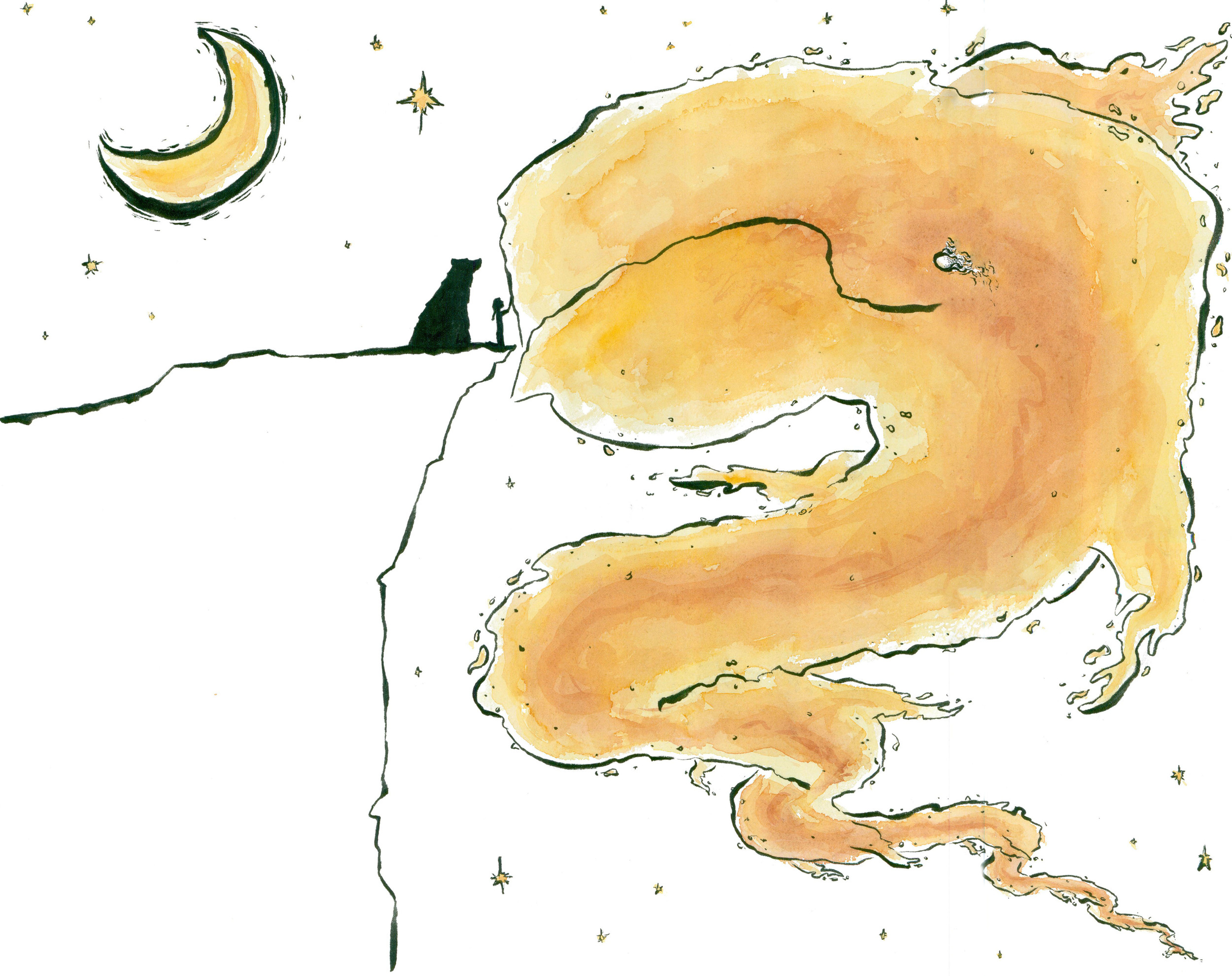 The Night Wanderer (2013) 13x18 Inches