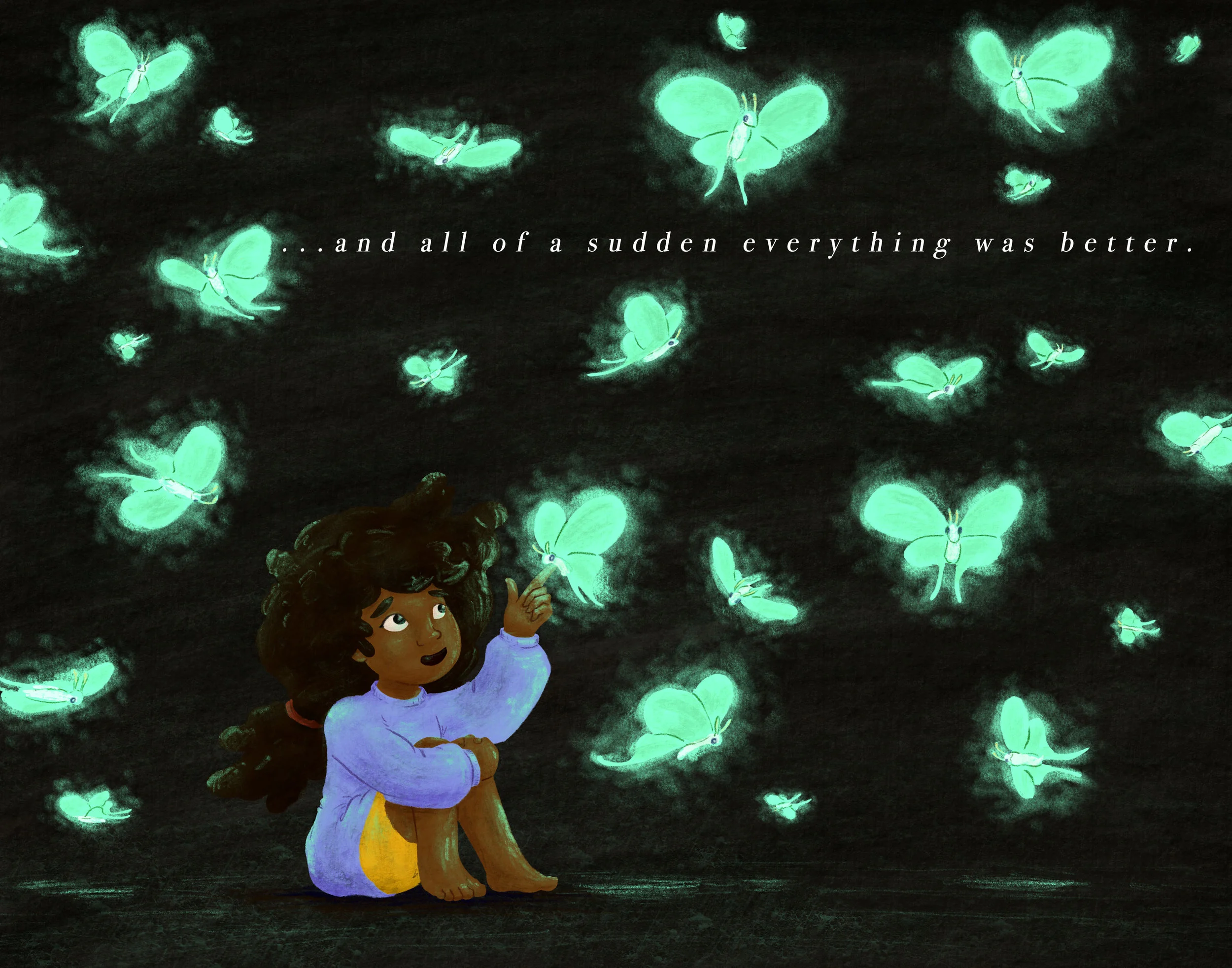 The Luminous Moths (2018) 11x14Inches