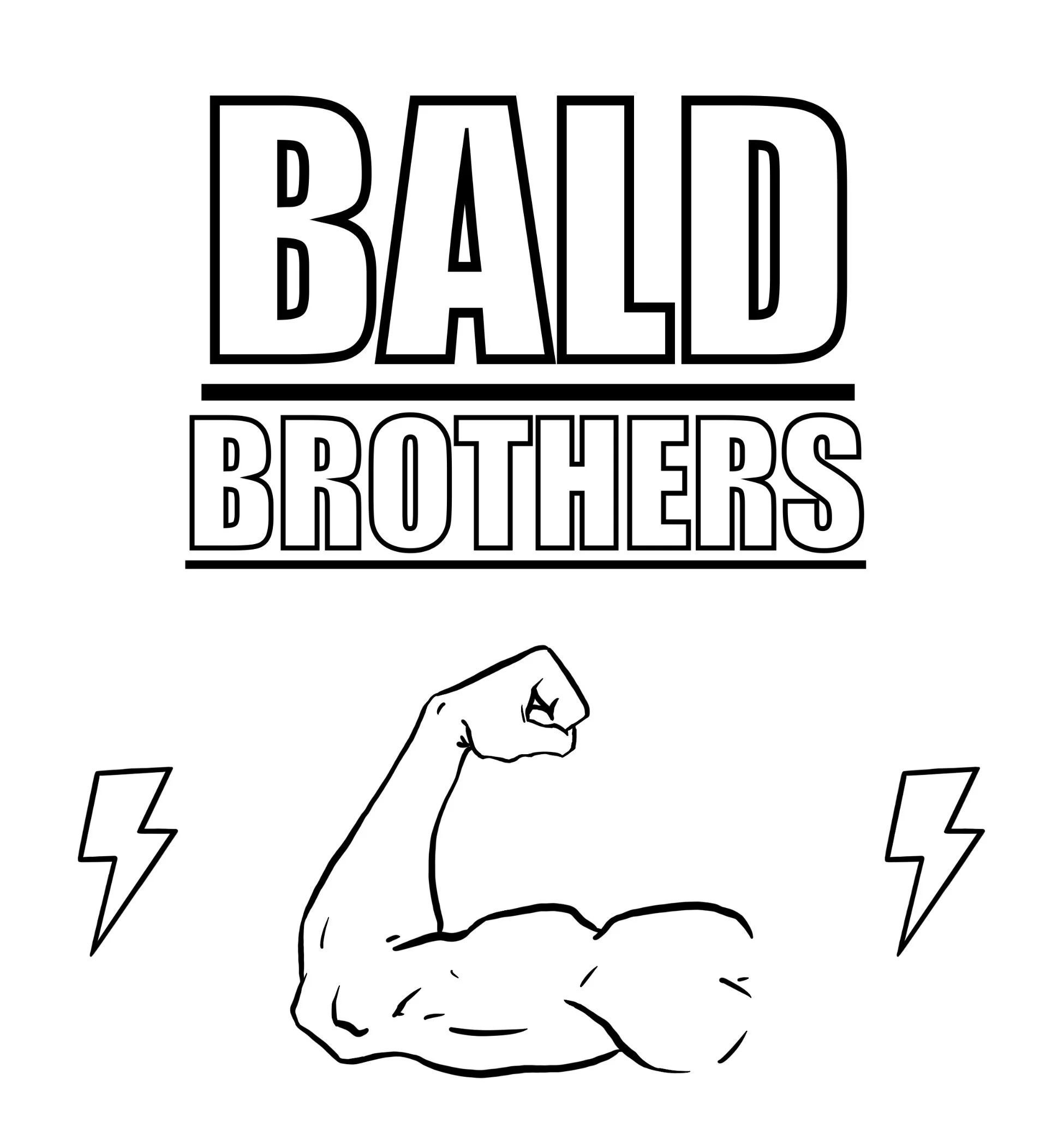 Comissioned logo for "Bald Brothers"