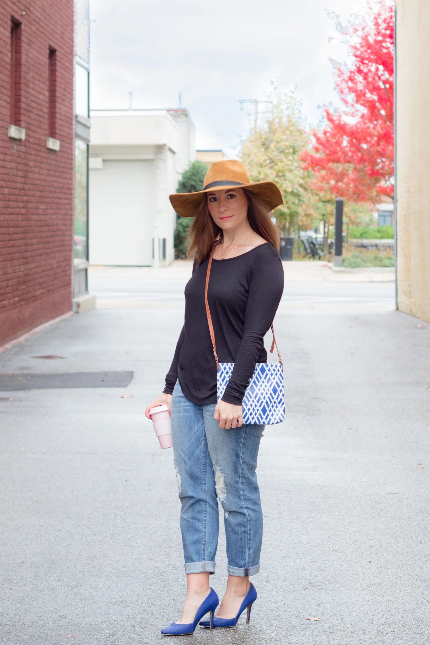 fall floppy hat
