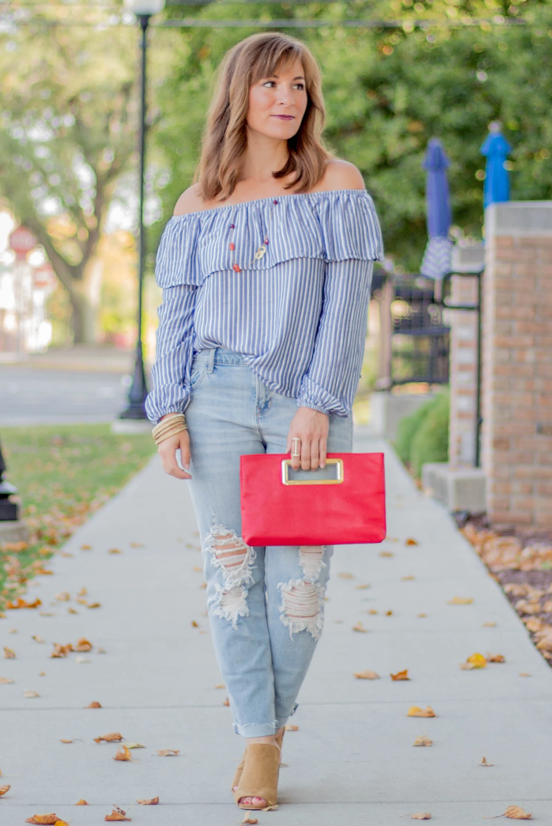 Striped off the shoulder top.jpg