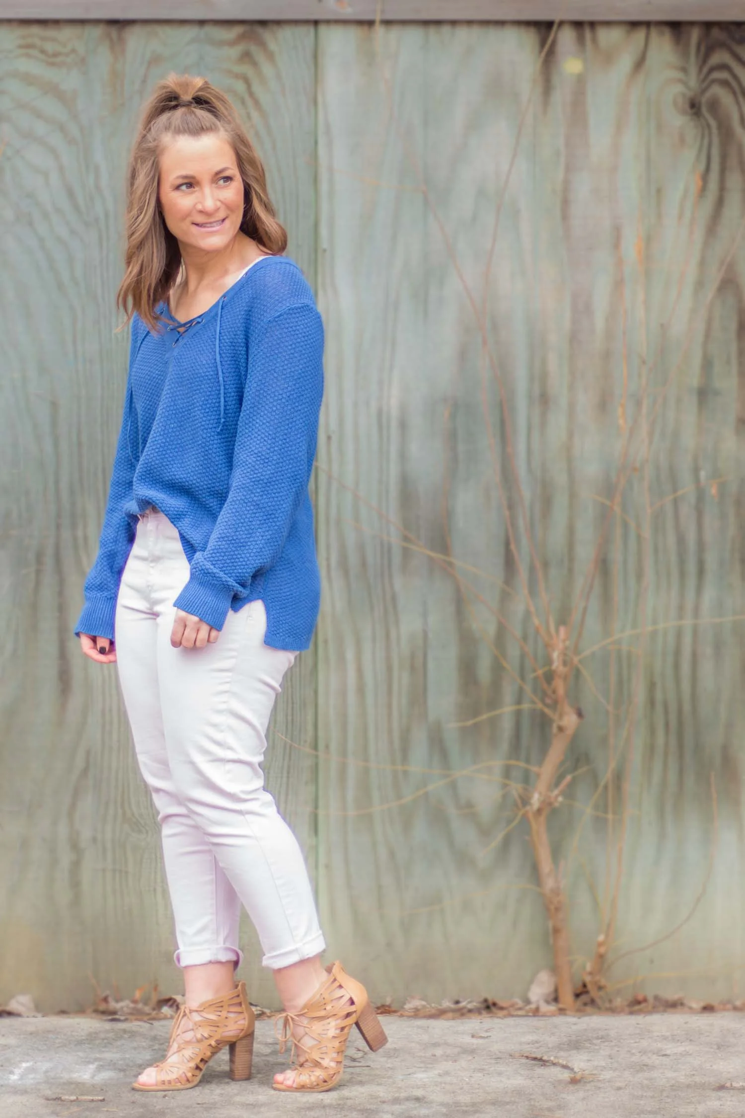 lace up sweater outfit casual.jpg