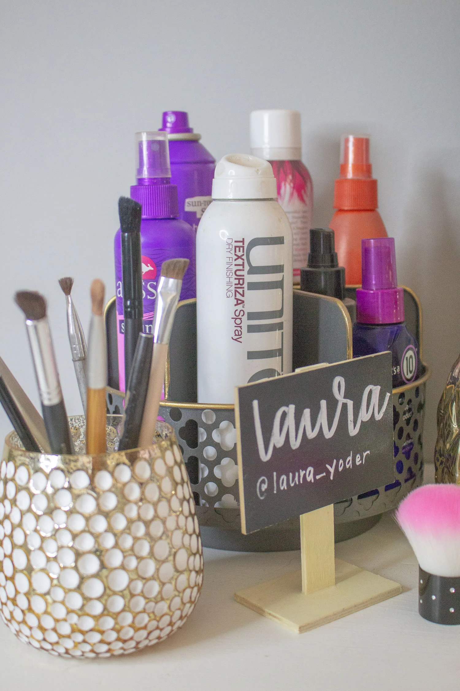 My New Favorite: The Best Way to Organize my Hair Product