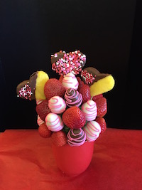 Pink and Hearts Delicious strawberries with pineapple hearts $46/$56/$66 Send Request