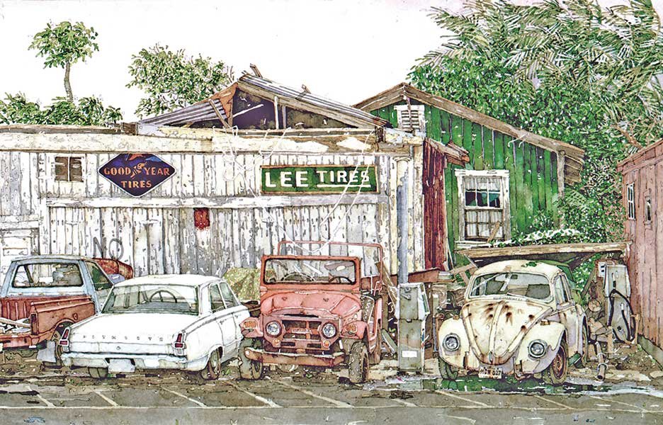 Mr. Brown's Paia Town-litho NFS