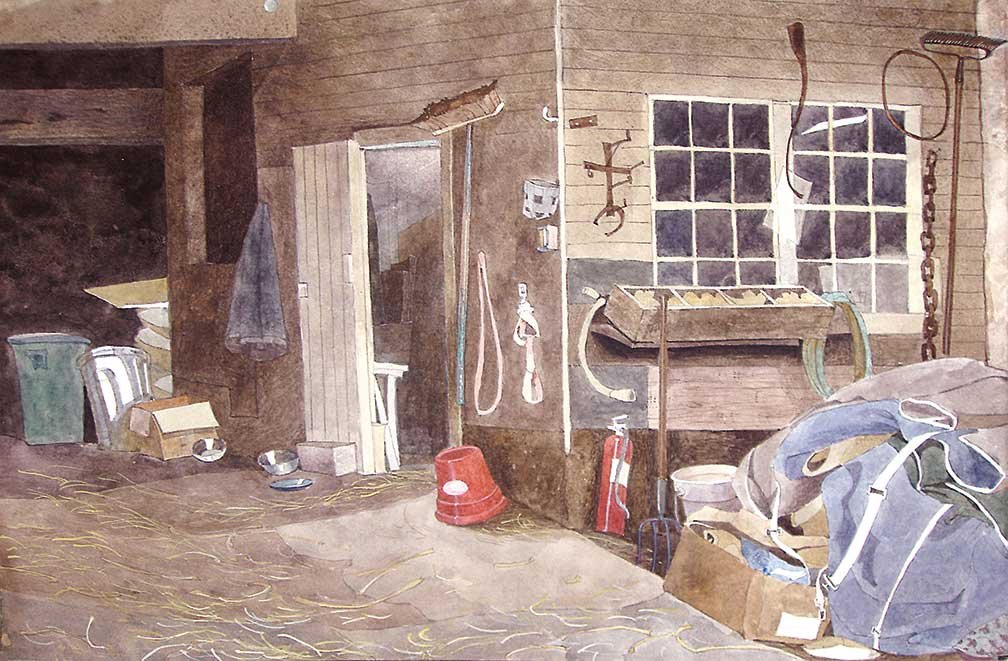 Into the Barn-watercolor	NFS