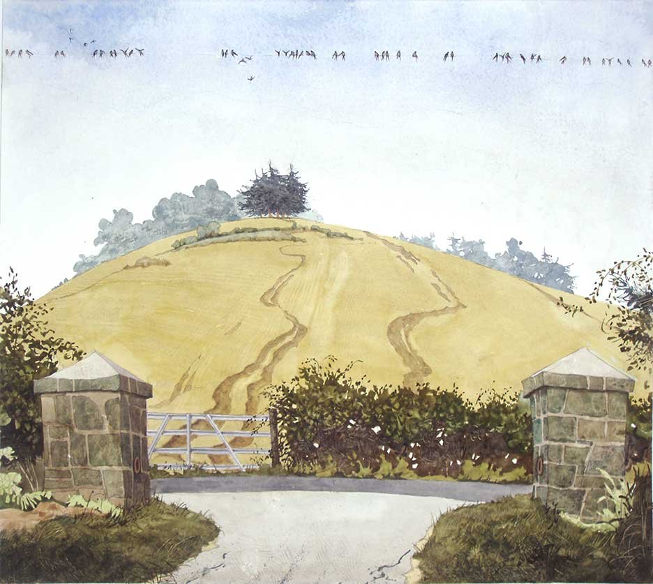 Kuerner's Hill-watercolor	NFS