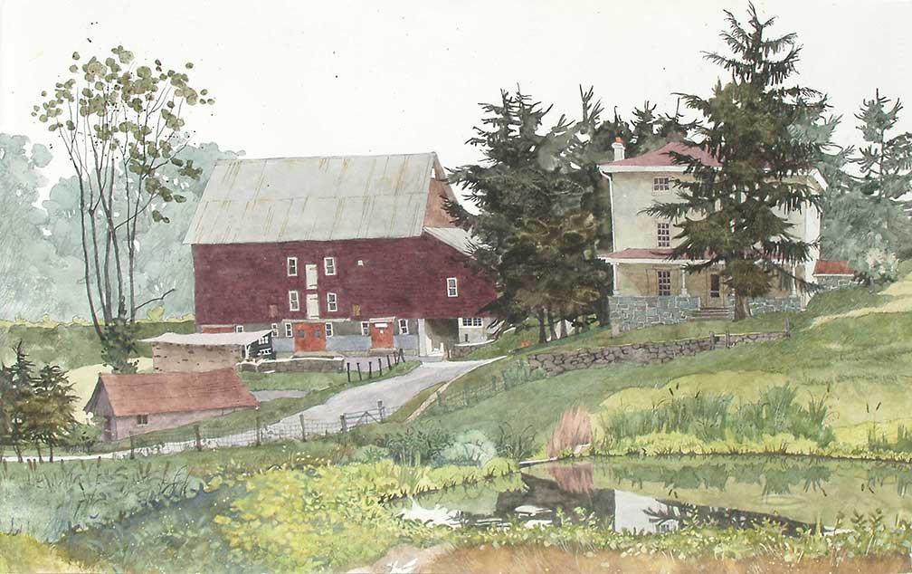 Kuerner's Farm-watercolor	NFS