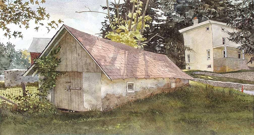 Spring House-watercolor	NFS