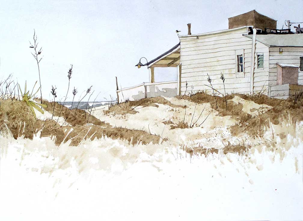 North Beach Café-watercolor	$1,950 