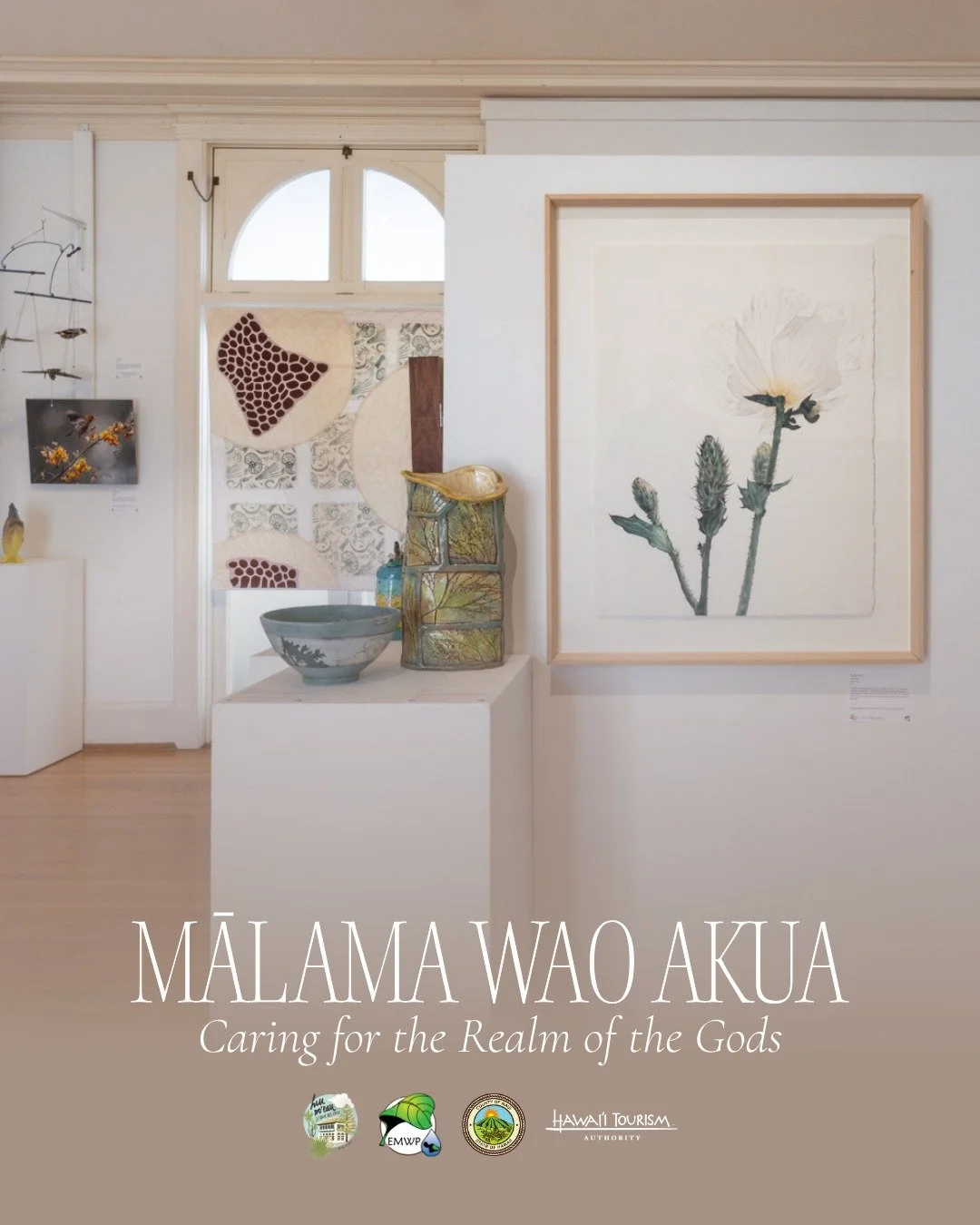 Take a closer look at the artwork featured in Mālama Wao Akua 2026! 🌱

From misty mountain landscapes to native birds, plants, and insects, each piece offers a unique perspective on the natural world around us and the importance of caring for it.

M