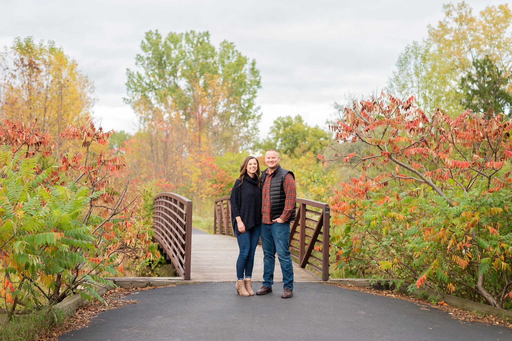 Erica and Jordan | High Cliff State Park Engagement Session
