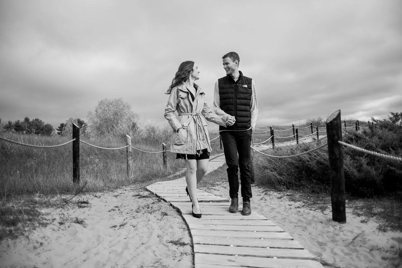 Samantha and Collin | Kohler Andrae State Park Engagement Session