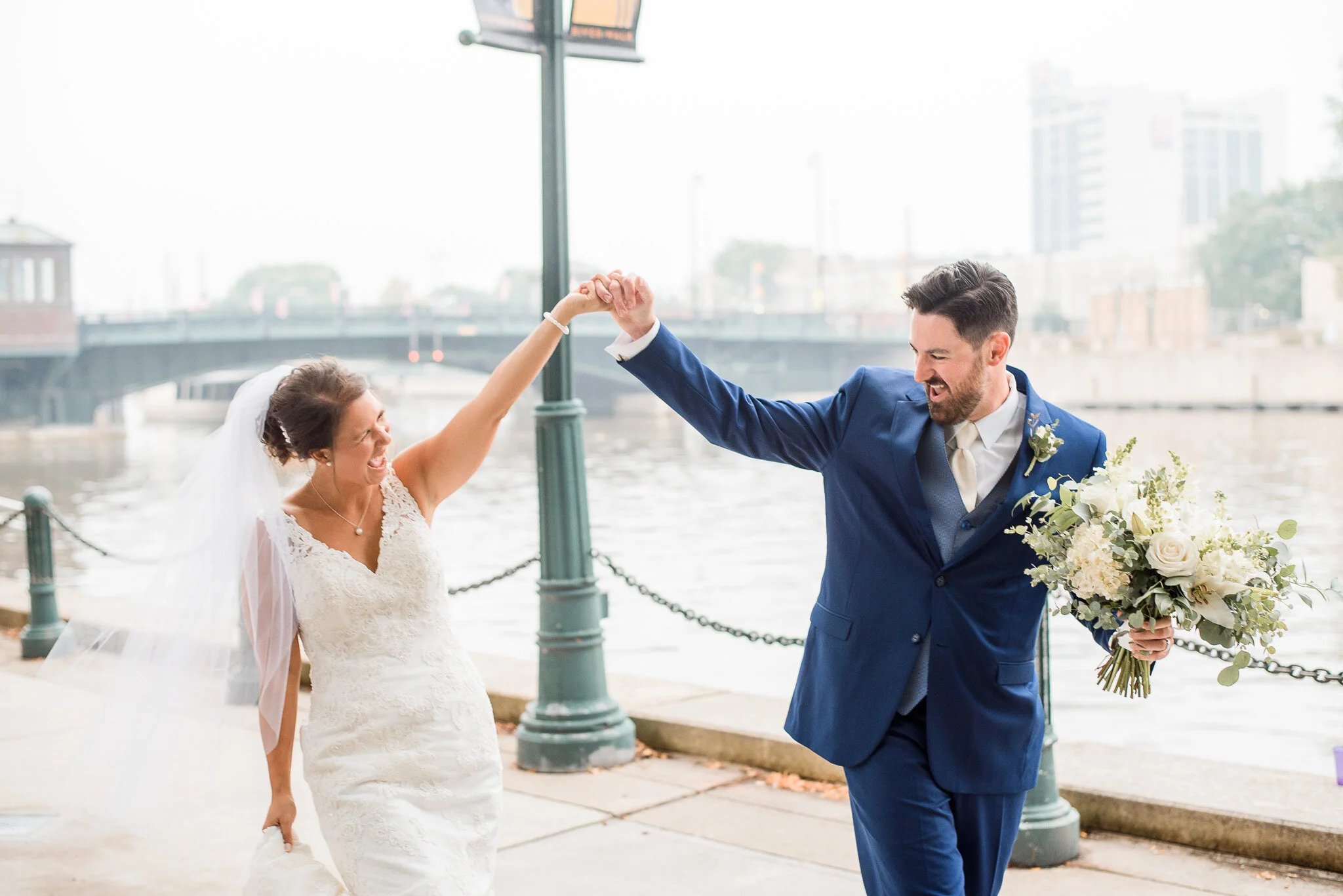 Megan and Travis | A Downtown Milwaukee Wedding at Vista