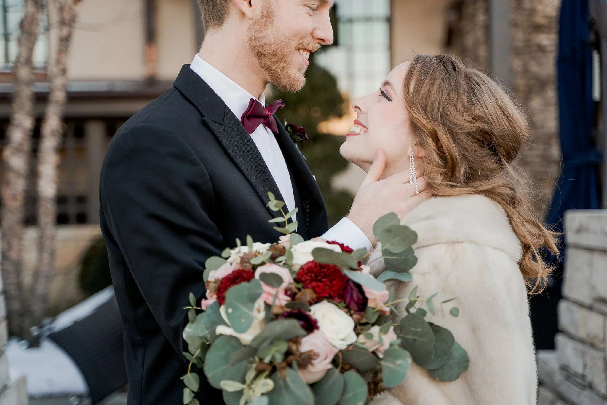 Kayla and August | A Winter Wedding at Deer Path Inn | Lake Forest, IL