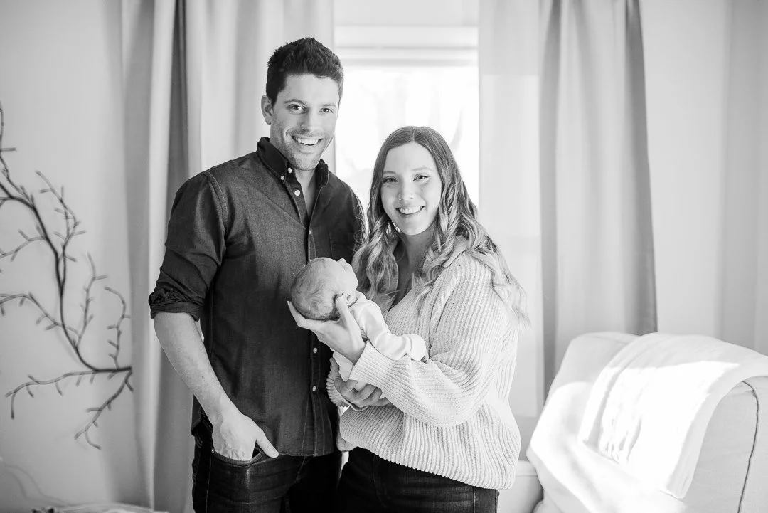 Baby L - Lifestyle newborn session - Milwaukee Newborn photographer