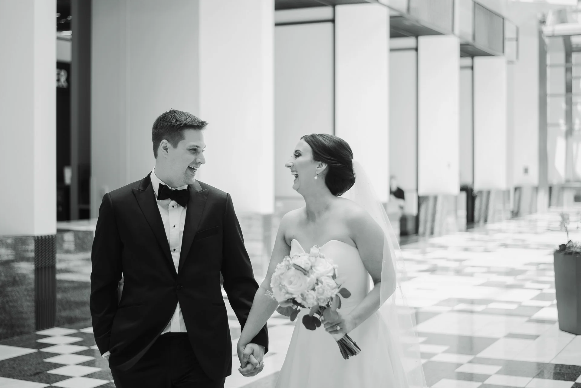 Clare and Brady - Wedding Photography in Downtown Milwaukee at the Saint Kate Hotel