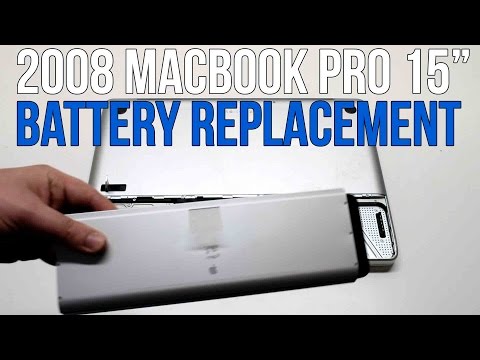 2008 Macbook Pro 15" A1286 Battery Replacement