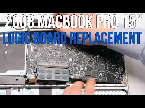 2008 Macbook Pro 15" A1286 Logic Board Replacement