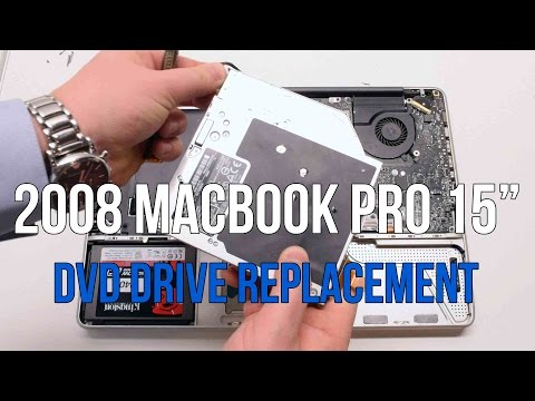 2008 Macbook Pro 15" A1286 DVD Drive Replacement