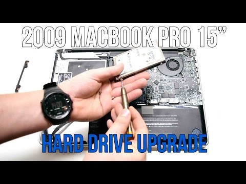 2009 Macbook Pro 15" A1286 Hard Drive Upgrade
