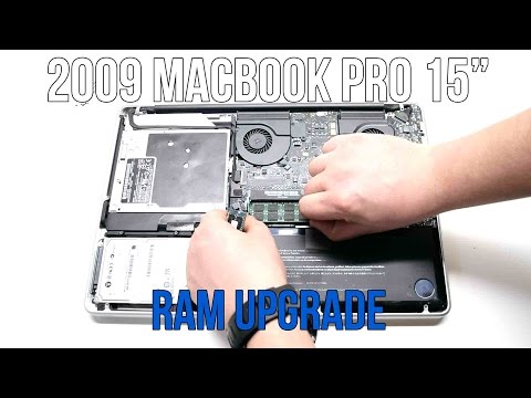 2009 Macbook Pro 15" A1286 RAM Upgrade