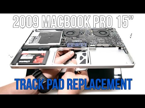 2009 Macbook Pro 15" A1286 Track Pad Replacement