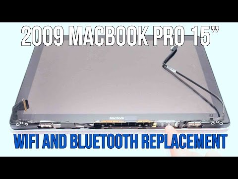 2009 Macbook Pro 15" A1286 WiFi and Bluetooth Replacement