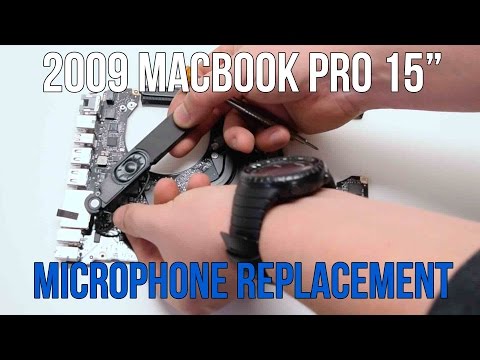 2009 Macbook Pro 15" A1286 Microphone Replacement