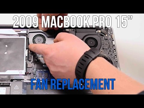 2009 Macbook Pro 15" A1286 Left and Right Fan Replacement
